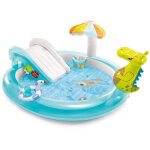 Northix - piscine toboggan aire de jeux aquatique pataugeoire intex 57165