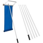 Northix - rateau a neige avec barre 5 pieces cadre en aluminium et poignee antiderapante argent Northix - rateau a neige avec barre 5 pieces cadre en aluminium et poignee antiderapante argent