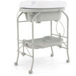 Northix - table a langer pliante 4 en 1 avec baignoire table a langer portable avec matelas a langer ...