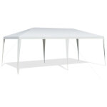Northix - tente de plage etanche avec cordes tente de fete 3 m x 6 m blanche 8830530