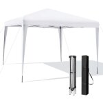 Northix - tente de plage exterieure tonnelle escamotable 3 x 3 m blanche