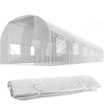 Northix - tunnel de serre feuille 3x6m 18m blanc de plonos