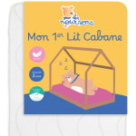 Les noursons - matelas enfant / b�b� 80x160 cm - id�al pour lit cabane / lit gigogne - r�versible - oeko ...