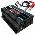 Nouveau 4000w 12v 220v / 110v led ac voiture onduleur convertisseur chargeur adaptateur inverseur double ...