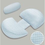 Nouveau coussin de grossesse pour dormir, coussin d'allaitement, coussin de soutien du corps en coton ...