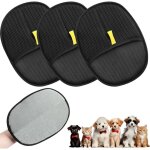 Nouveau d�m�nagement de cheveux pour animaux de compagnie glove, gants antistatiques r�utilisables � ...