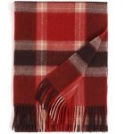 Nouvelle charpe  carreaux arc - en - ciel pour hommes et femmes, design  pompon  la mode et polyvalent, ...