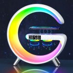 Nouvelle lampe de bureau intelligente, lampe d'ambiance avec chargeur sans fil, haut - parleur bluetooth, ...