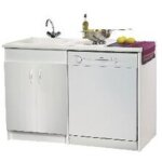 Nova - meuble sous �vier lav' vaisselle - 2 portes140 x 60 cm - n�ova