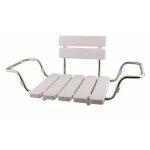 Novaservis si�ge de baignoire avec dossier, charge maximum de 110kg, blanc (satdsedvso)