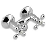 Titania retro ii - robinet de douche murale sans accessoires 100 mm, chrome 99164 / 1, 0 - novaservis ...