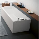 Novellini - baignoire acrylique calos 2. 0 180x80 cm avec chssis et trop plein