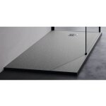Novellini - receveur de douche recoupable novomatt gris 140x90 cm