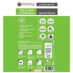 Novomur - toile de verre � peindre sp�ciale plafonds 140g / m� 12, 5m / 25m