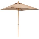 Now's home - parasol en aluminium et toile, comete