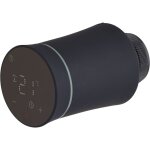 Noyon&thiebault - tte de thermostatique connecte noire pour radiateur noir