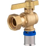 Nt noyon&thiebault - vanne 1 / 4 tour �querre � �crou libre multicouche � sertir noyon & thiebault f3 ...