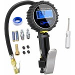 Numrique manomtre pneu, haute prcis digital jauge de pression de pneus avec pistolet gonflage pour ...