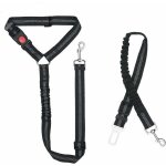 Nylon ceinture chien, universel harnais voiture r�glable pour chien & chat avec absorption des chocs, ...