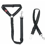 Nylon ceinture chien, universel harnais voiture r�glable pour chien & chat avec absorption des chocs, ...