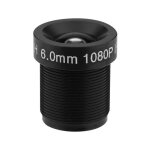 Objectif de carte cam�ra de vid�osurveillance, distance focale de 6 mm, 2 millions de pixels, objectif ...