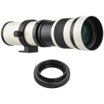 Objectif de zoom super téléphoto mf pour caméras, f / 8. 3 - 16, 420 - 800mm, t monture avec anneau d'adaptate ... Objectif de zoom super téléphoto mf pour caméras, f / 8. 3 - 16, 420 - 800mm, t monture avec anneau d'adaptate ...