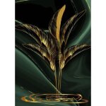 Obxl45 - diamond painting 60x80 - nature, feuille d'or