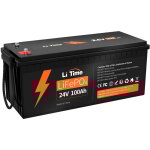 D'occasion] litime batterie lithium lifepo4 24v 100ah  dcharge lente, bms 100a, max. 15000 cycle profonds ...