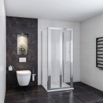 Oc�an cabine de douche 80x70x70x185cm cabine de douche u porte de douche pliante