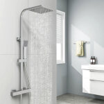 Ocean colonne de douche thermostatique pour salle de bain , avec robinet thermostatique en laiton, grand ...