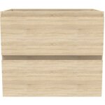 Ocean meuble de salle de bain 60cm sans vasque, 2 tiroirs, suspendu, ch�ne mat