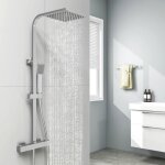 Ocean colonne de douche thermostatique pour salle de bain , avec robinet thermostatique en laiton, grand ...