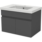 Ocean sanitaire - ocean meuble de rangement avec 2 portes ouvrantes, sans vasque, 59 x 38, 5 x 40 cm, ...