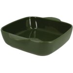 Octave plat a four carre 1, 2 l vert 24 cm en gres - menastyl