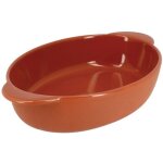 Octave plat a four ovale 950 ml terracotta 27 x 16. 5 cm en gres - menastyl Octave plat a four ovale 950 ml terracotta 27 x 16. 5 cm en gres - menastyl