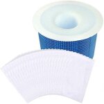 Odipie - jamais utilis�]20 chaussettes de skimmer de piscine, filtres �lastiques, filet d'�cumoire, filtre ...