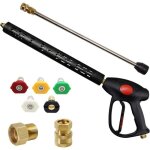 Odipie - jamais utilis�]pistolet pour nettoyeur haute pression de rechange avec rallonge de 16 pouces, ...