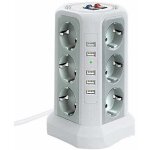 Odipie - jamais utilis�]tour multiprise parafoudre et surtension, multiprise electrique avec 5 ports ...