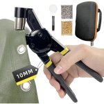 Oeillets m�talliques kit 10mm, pince � oeillets pour b�ches et tissus, set d'oeillets pour b�ches avec ...