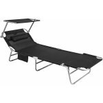 Sobuy ogs48 - sch x2 lot de 2 bains de soleil chaises longue transats de jardin pliable position rglable ...