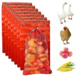 Oignons sac frais, 8 pcs 20x32 pouces en mailles de production de sacs, sac rangement d'oignon respirant ... Oignons sac frais, 8 pcs 20x32 pouces en mailles de production de sacs, sac rangement d'oignon respirant ...
