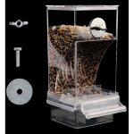 Oiseaux automatique pour perroquet - transparent, grande capacit�, d�chargement automatique, format pratique ...