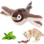 Oiseau pour chat, 2025 nouveau jouet chat interactif, jouet chat oiseau qui bouge, jouet en peluche pour ...