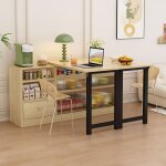 Table � manger extensible et buffet de rangement 2 en 1, table � manger rotative � 360� avec multiple ...