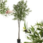 Tectake - olivier artificiel oleand  l'aspect naturel - 210 cm