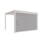Ombrea - chalet & jardin store latral manuel - 4m - ombra s2 - blanc