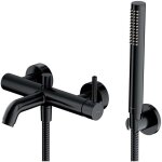 Omnires - y - mitigeur de baignoire avec accessoires, noir y1231bl