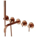 Omnires y - mitigeur de baignoire encastr�, installation 5 trous, avec corps d'encastrement, avec accessoires, ...