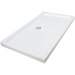 Ondee - zen - receveur de douche de douche cera 2 - 100 x 80 cm - cramique blanche