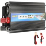 Onduleur 12 v, convertisseur cc / ca 500 w en alliage d'aluminium haute efficacit�, pour voiture et maison, ...
